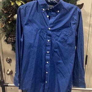 Chaps Classic Blue Button-Down Shirt
